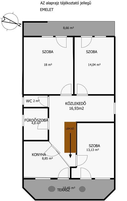 Apartment Altorjai Фоньод Екстер'єр фото